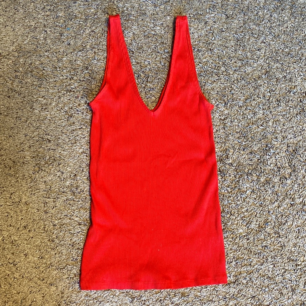 Red Express tank top
